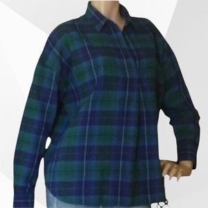 Uniqlo Green Plaid Shirt